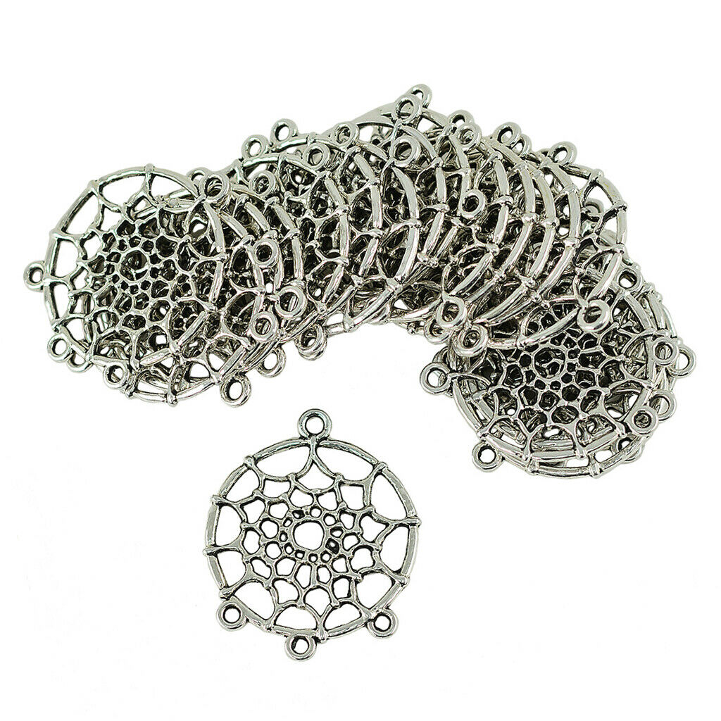 20x Dreamcatcher Connector Charms Pendant for Crafts Jewelry Making Findings