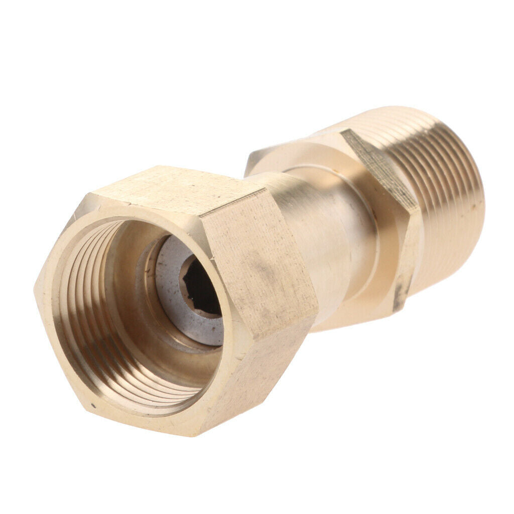 Pressure Washer Swivels Brass Hose Coupling Connector Tool 20mm M to 22mm F