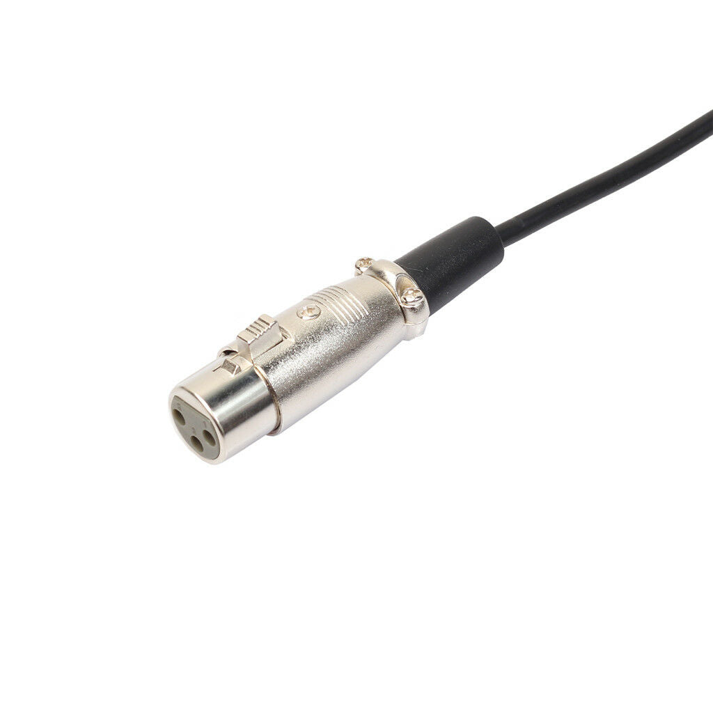 3 Pin XLR Female to 3.5mm 1/8" Jack Male MIC Audio Interconnect Cable 10ft