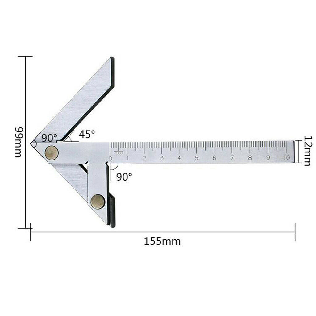 Centering Square 4" Center Gauge Round Bar Center Finder Precision Hardened