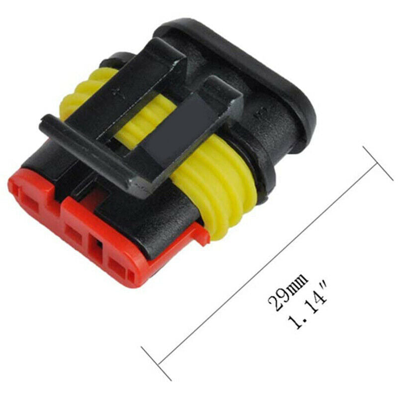 10 Sets of 3-Pin Waterproof Electrical Connector Series Terminal Waterproof N8X6