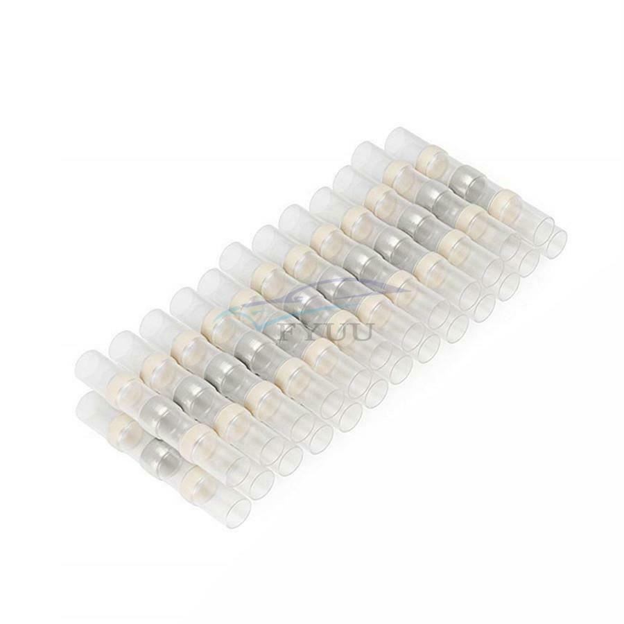 100 Pieces 12-10AW 4-6 mm² Heat Shrink Tube Terminal Connectors For Marine Car