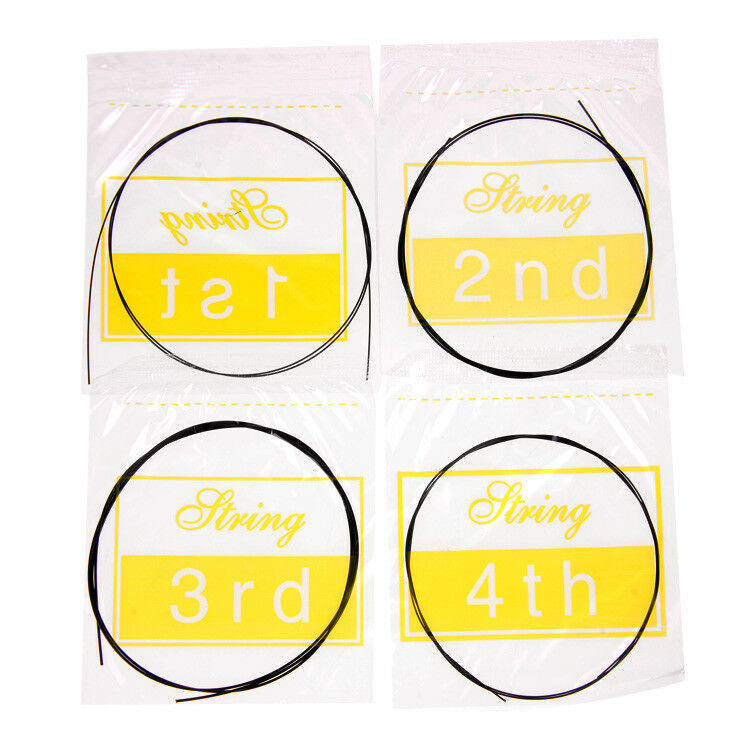 Ukulele Uke Guitar Strings for Hawaii Ukelele Parts Black Nylon Set of 1