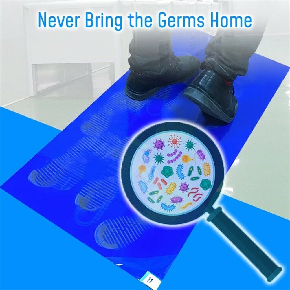 30 Sheets Antibacterial Floor Mat Highly Adhesive Dust-free Mat Tearable Mat