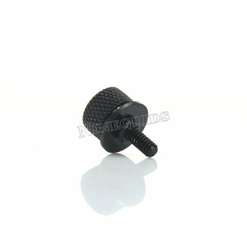 Black CNC Metal Plate/Fairing/Seat/Saddle Bolt Screw 6mm For HXXlXy Motorcycle
