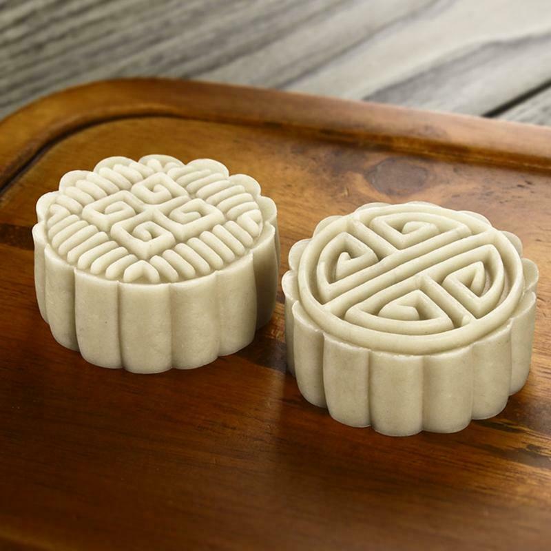 Mooncakes Molds Mooncake Cookie Moulds Cutters Hand Pressure Plastic Baking Tool