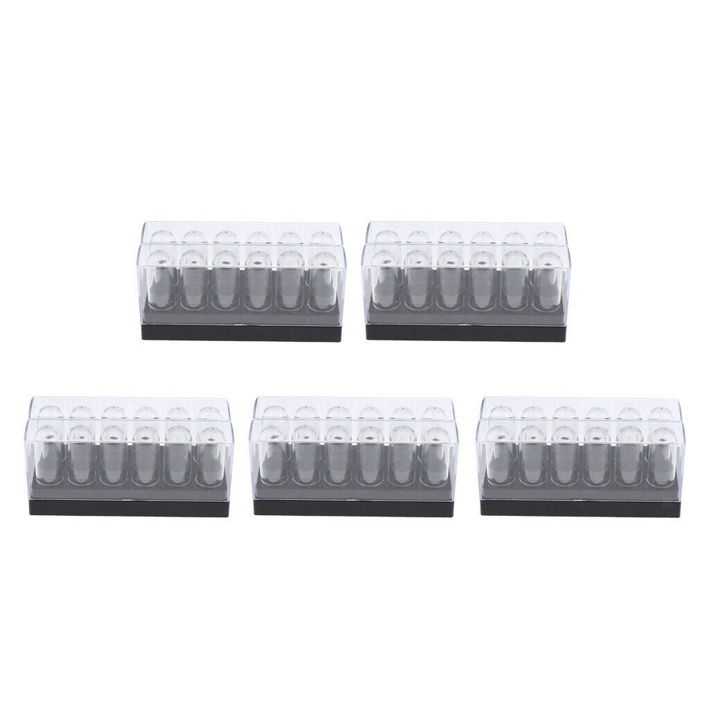 Set of 5, Simple Design PP Plastic Lipstick Mold Mould for DIY Lip Stick Balm,