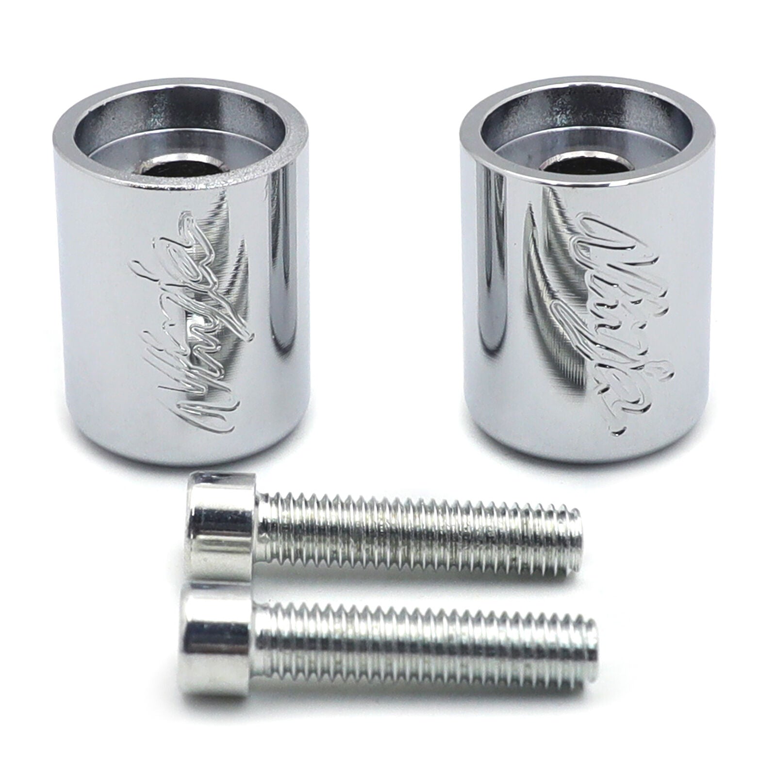 Bar Ends for Kawasak Ninja EX250 EX500 EX650R ZX6R-636 ZRX1100 ZZR1200 CHROME