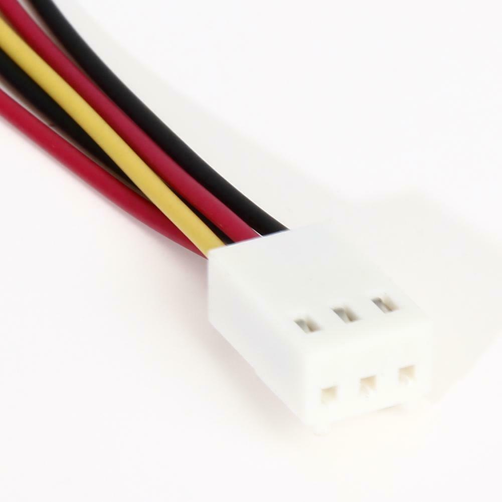 5Pcs 12V 3 Pin Female to 2/3 Pin Male PC Fan Power Splitter Extension Cable AU
