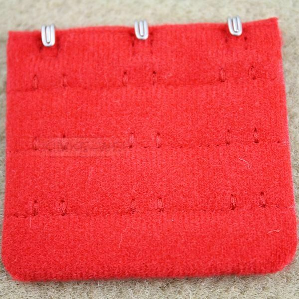 6 Colours Colors Bra Back Extender - 3 x 3 Rows / Hooks