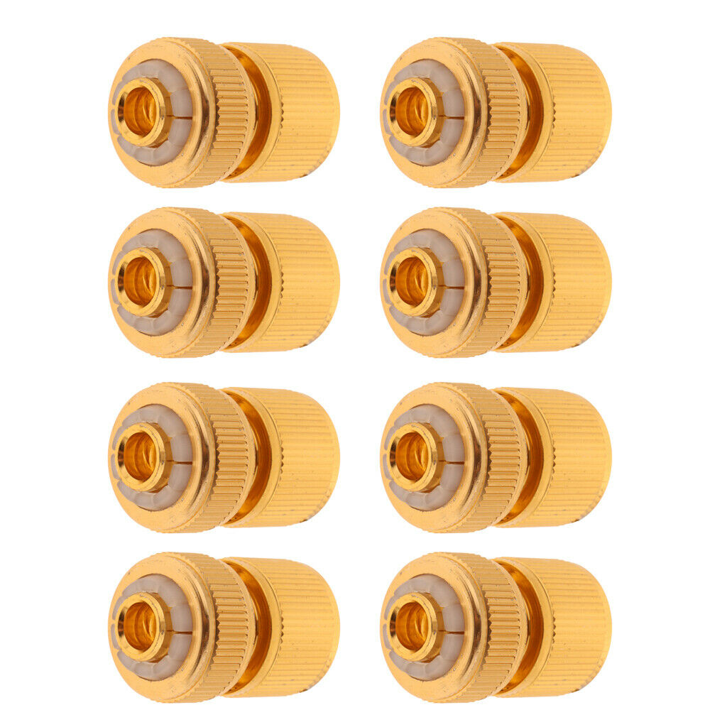 8Pcs 1/2'' Female Quick Connector Fitting for Watering Hose Tap Auto Stop