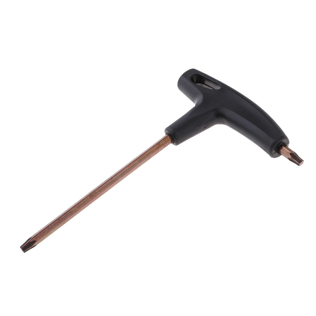 T25 T-Handle Security Torque Star Key  Alloy Steel Screwdriver Wrench for Bike