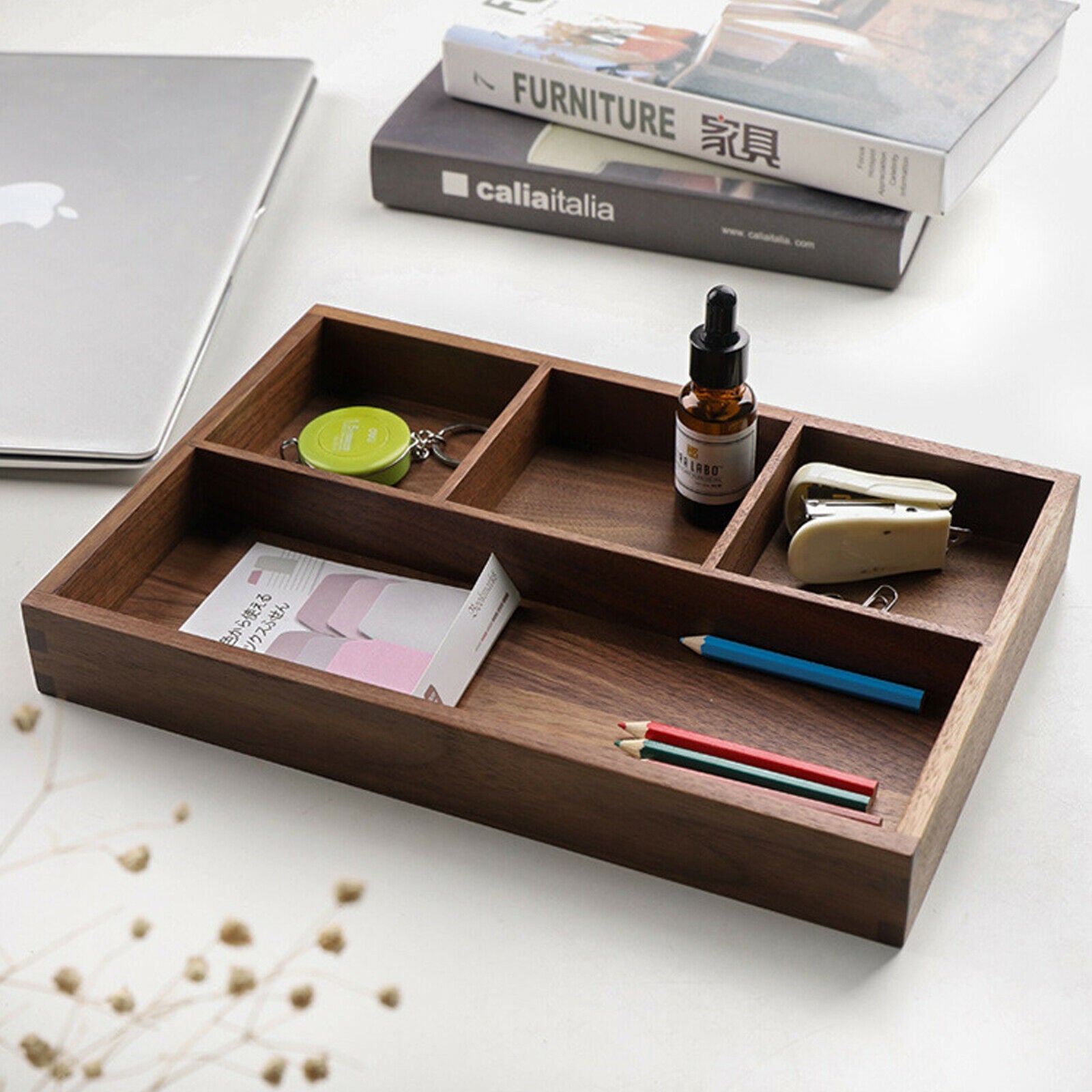Large Wooden Storage Box Jewelry Organizer Necklace Display Gift Wood Container