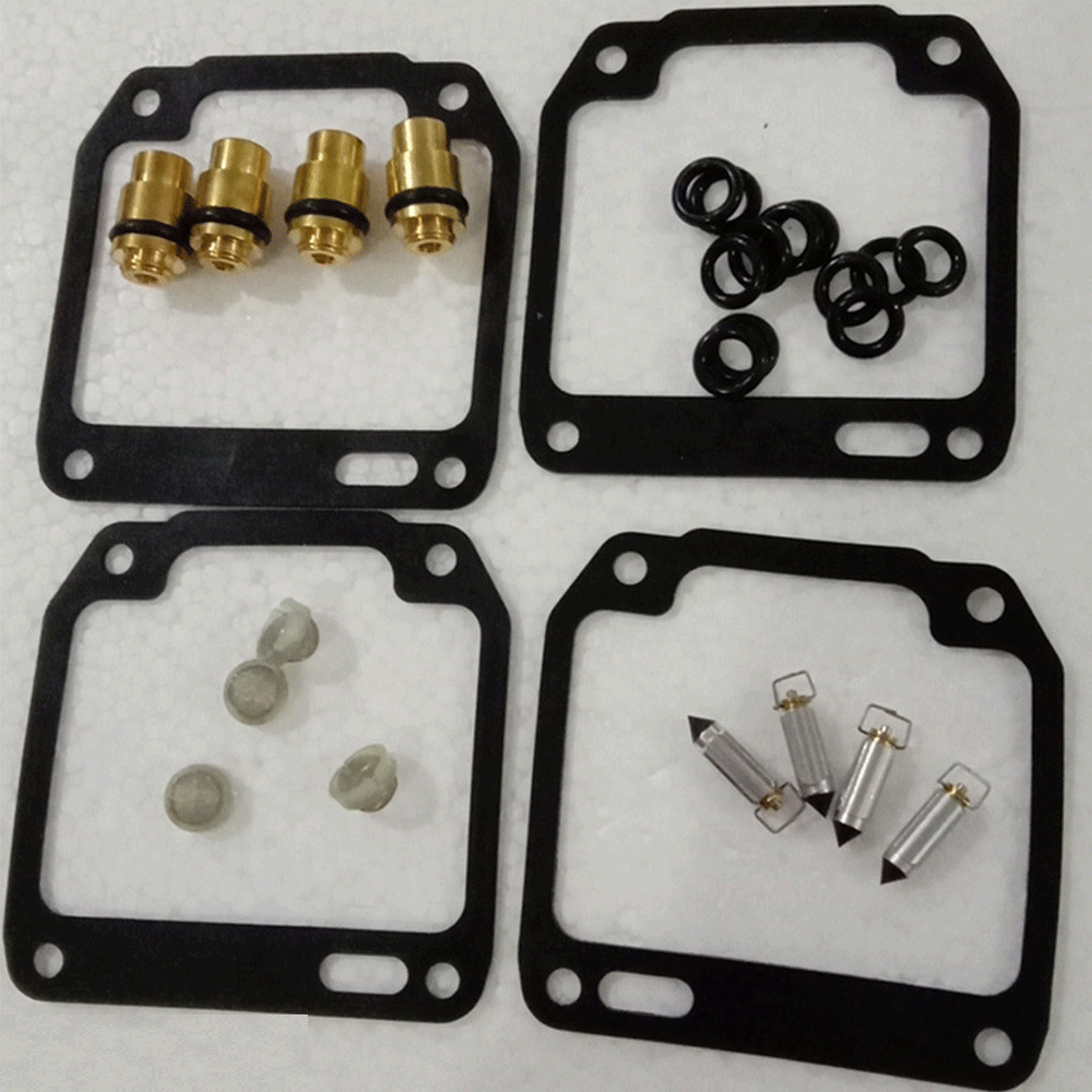 4 Set Carburetor Rebuild Kit for Yamaha FZ600 YX600 Radian 1986-1988 Carb Repair