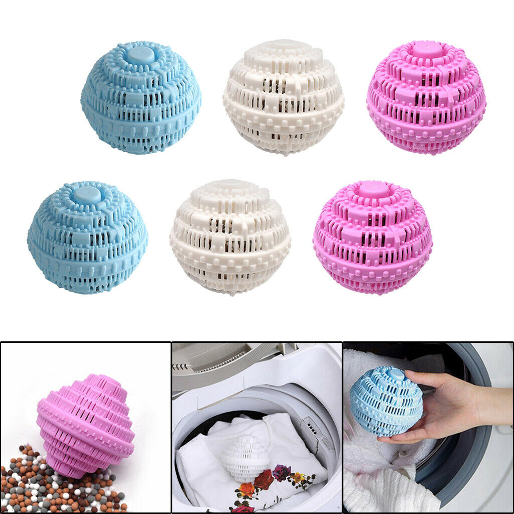 6PCS Wash Laundry Hair Remover Balls Anti Winding Washer