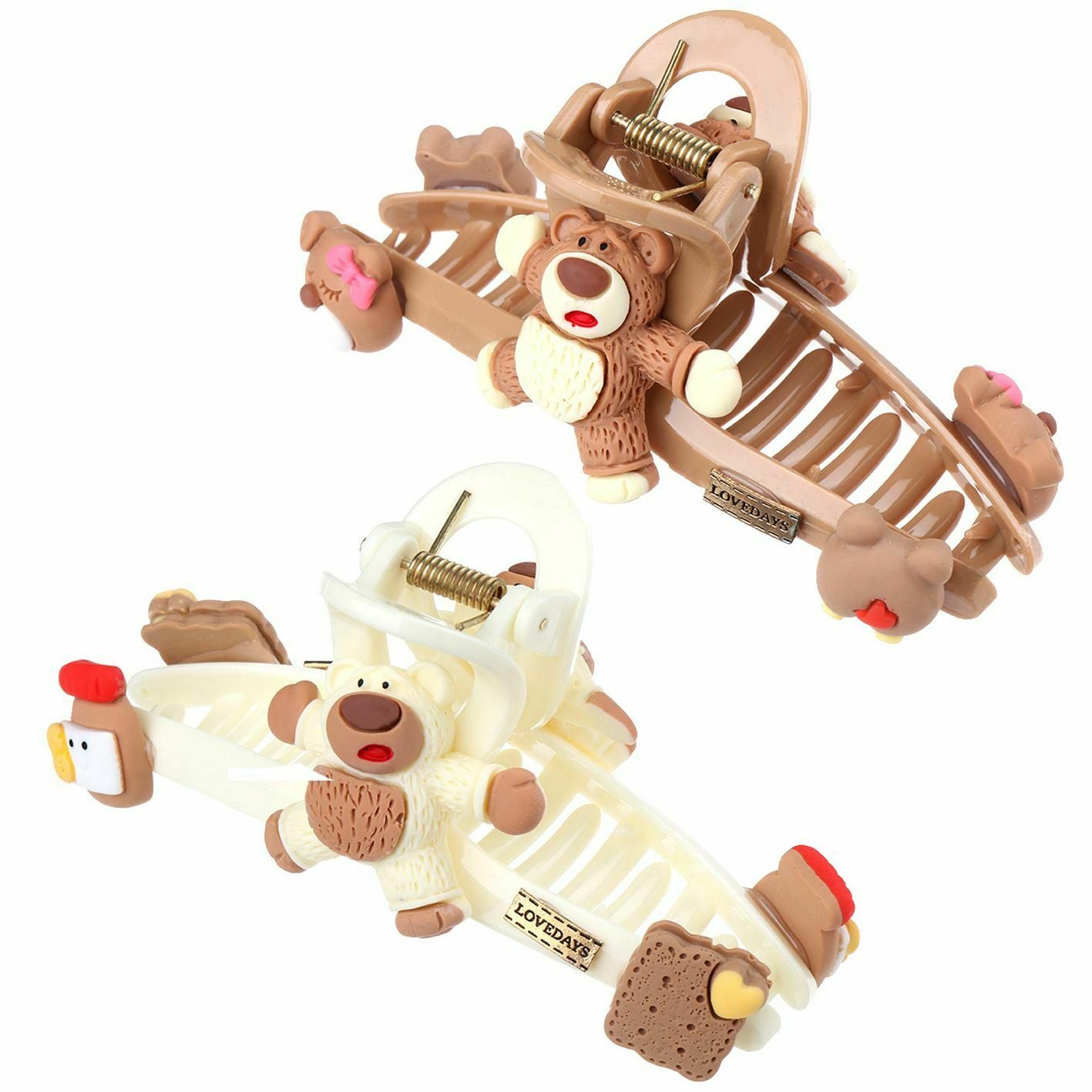Fashion Bear Hairdressing Salon Hairpins Headwear Hair Clamps Hair Claws Clips