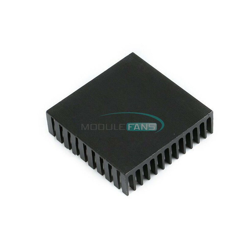 2PCS 40x40x11mm Aluminum Heatsink Cooling LED Power Memory Chip IC Transistor MF