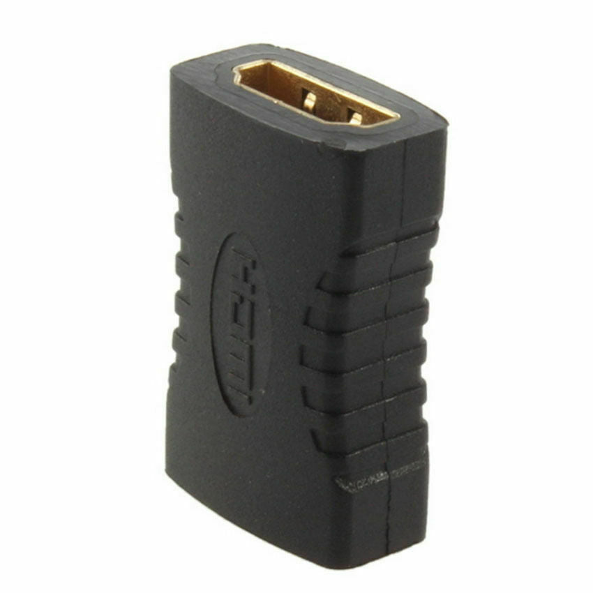 Black HDMI Female to Female F F Coupler Extender Adapter Connector for HDTV HDCP