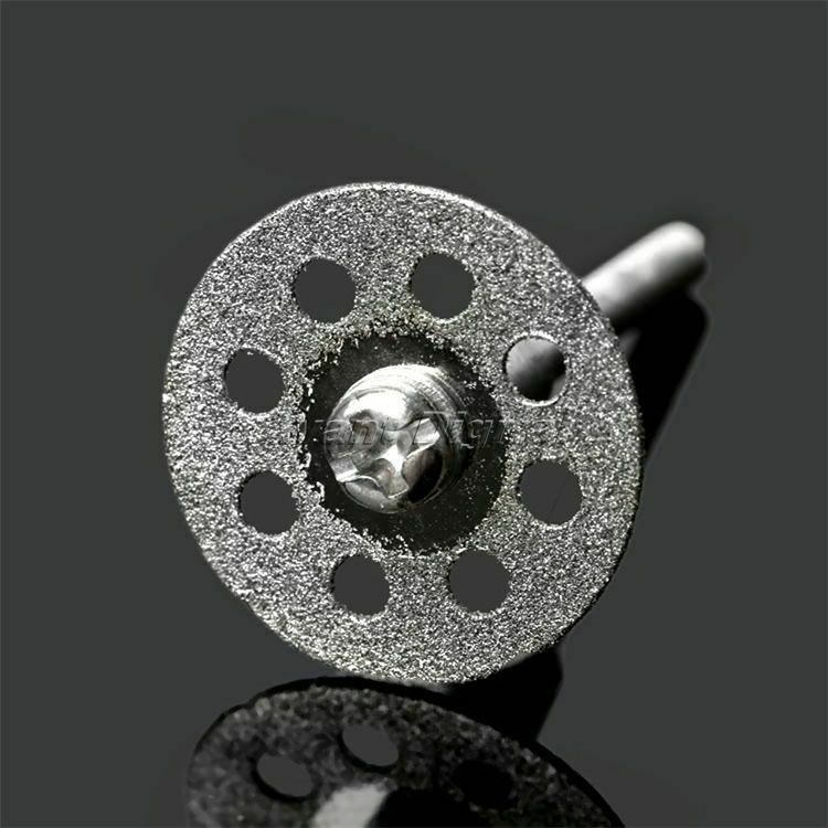 Diamond Disc Cut Off Wheels Rotary Cutting Tool w/Arbor Drill Power 2 Mandrel