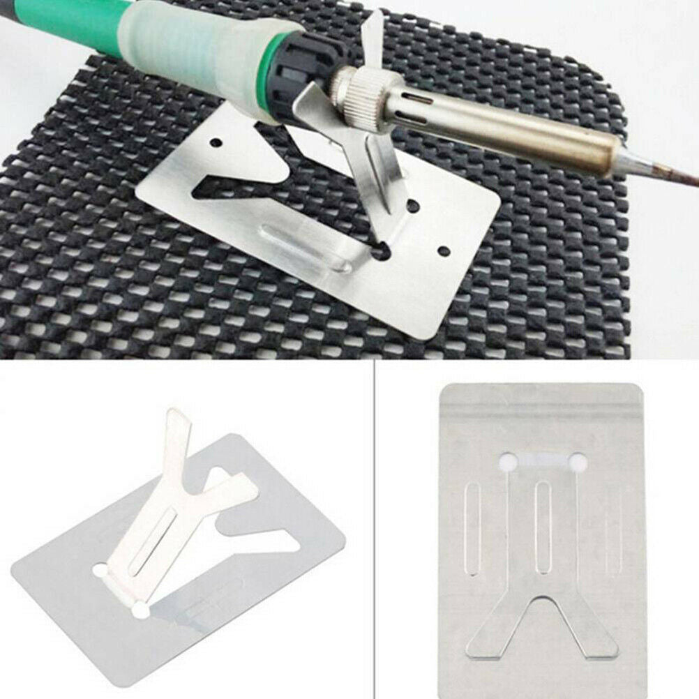 2Pcs electric soldering iron pen holder metal base solder iron stand diy tool DD