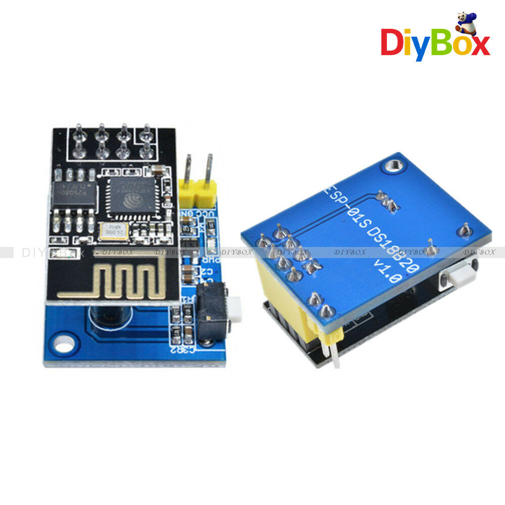 ESP8266 ESP-01S Wireless WIFI Module DS18B20 Temperature Sensor Adapter Board