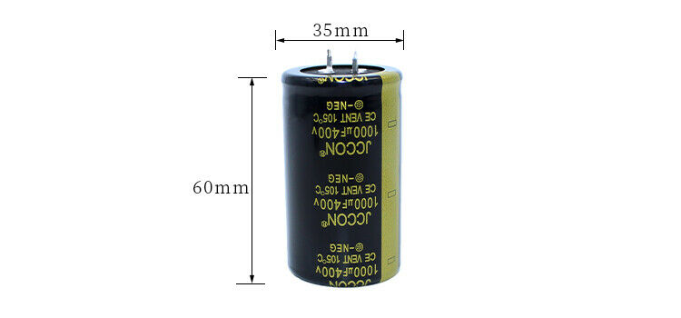 1pcs 400v1000uf Aluminum electrolytic capacitor Inverter welding machine 35x60mm