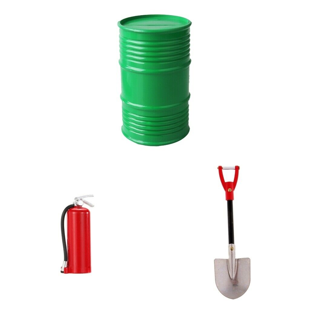 1:10 RC Shovel Oil Tank Fire Extinguisher for D90 RC4WD RC Crawler Car Tool