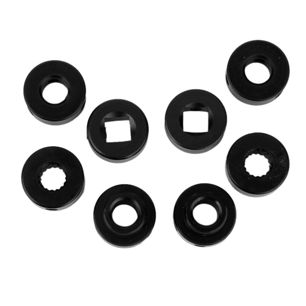 Universal Aluminum Car Window Door Crank Winder Kit Left Right Black