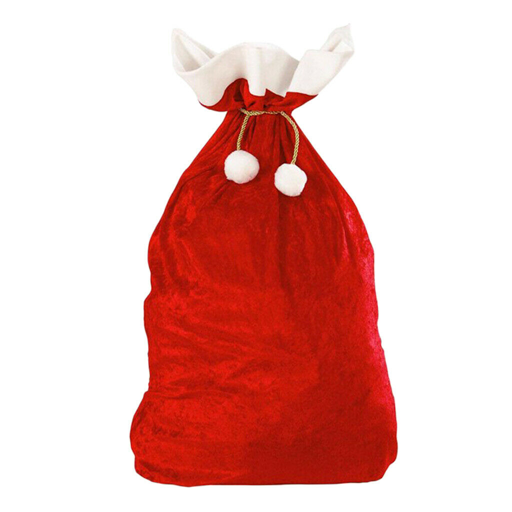 Velvet Cloth Jewelry Pouches Drawstring Bags Christmas Candy Gift Bag Pouch