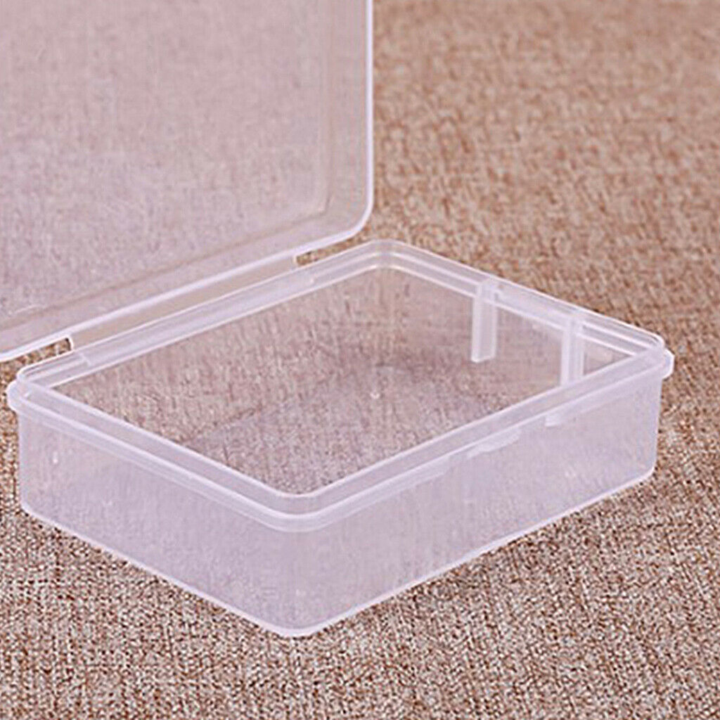 10pcs Clear Plastic Small Storage Box Box