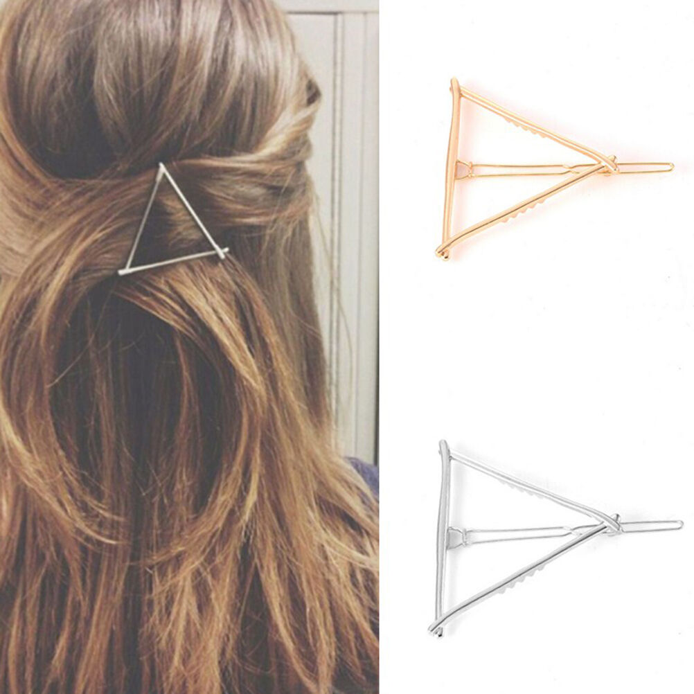 2X Women Korean Style Triangle Hairpin Hair Clip Hair Accessories Bobby Pi.l8
