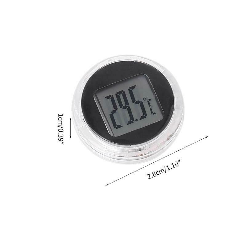 Digital Thermometer Motorbike Interior Watches Instrument Accessories Waterproof