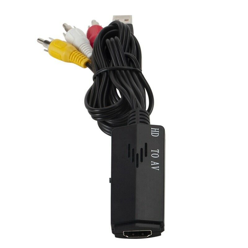 1080P MI-Compatible to 3 RCA/AV Audio Video Cable Converter Adapter with USBD6K3