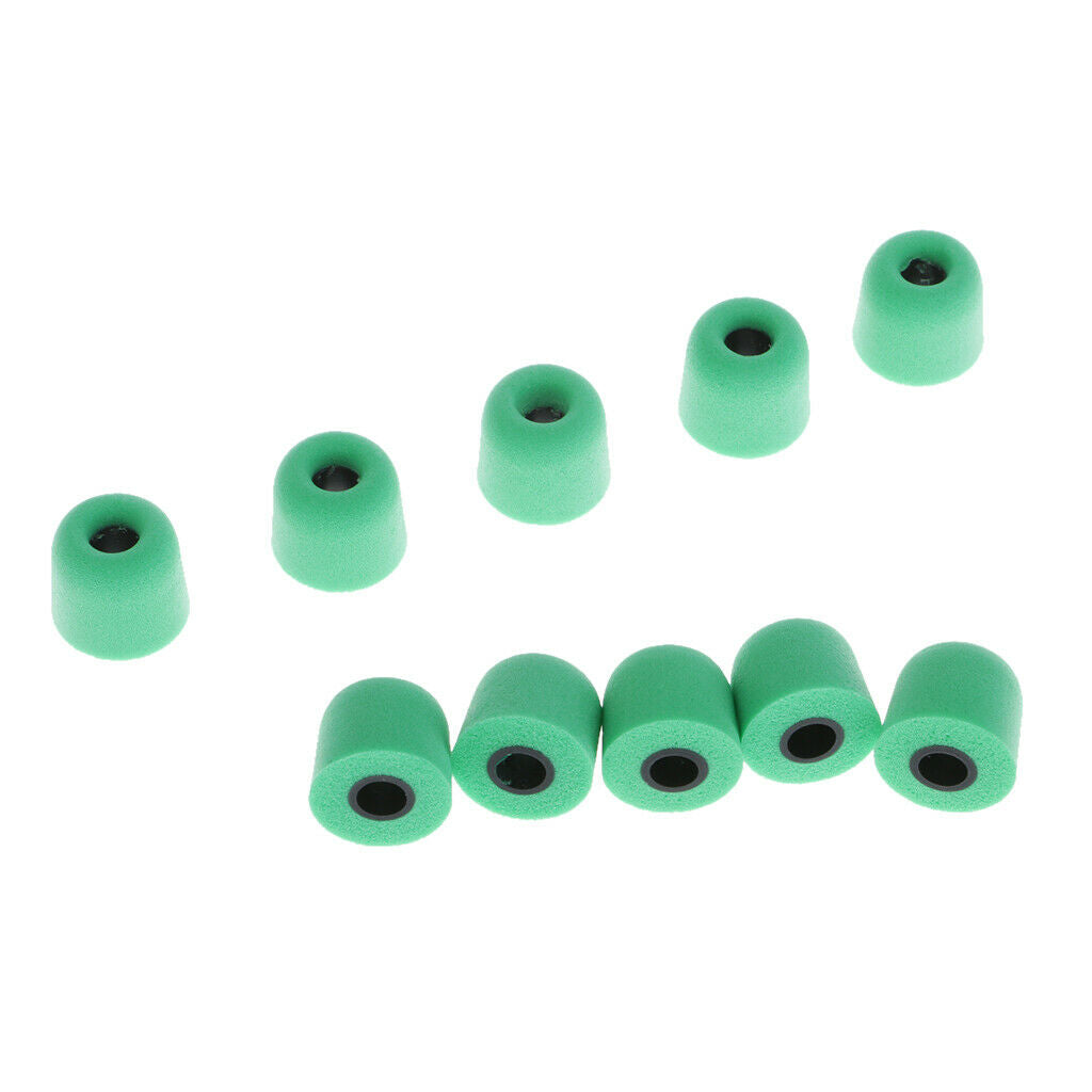 20Pcs Replacement 4.5mm Eartips Bud Earbud Earplug Memory Foam For Earphone