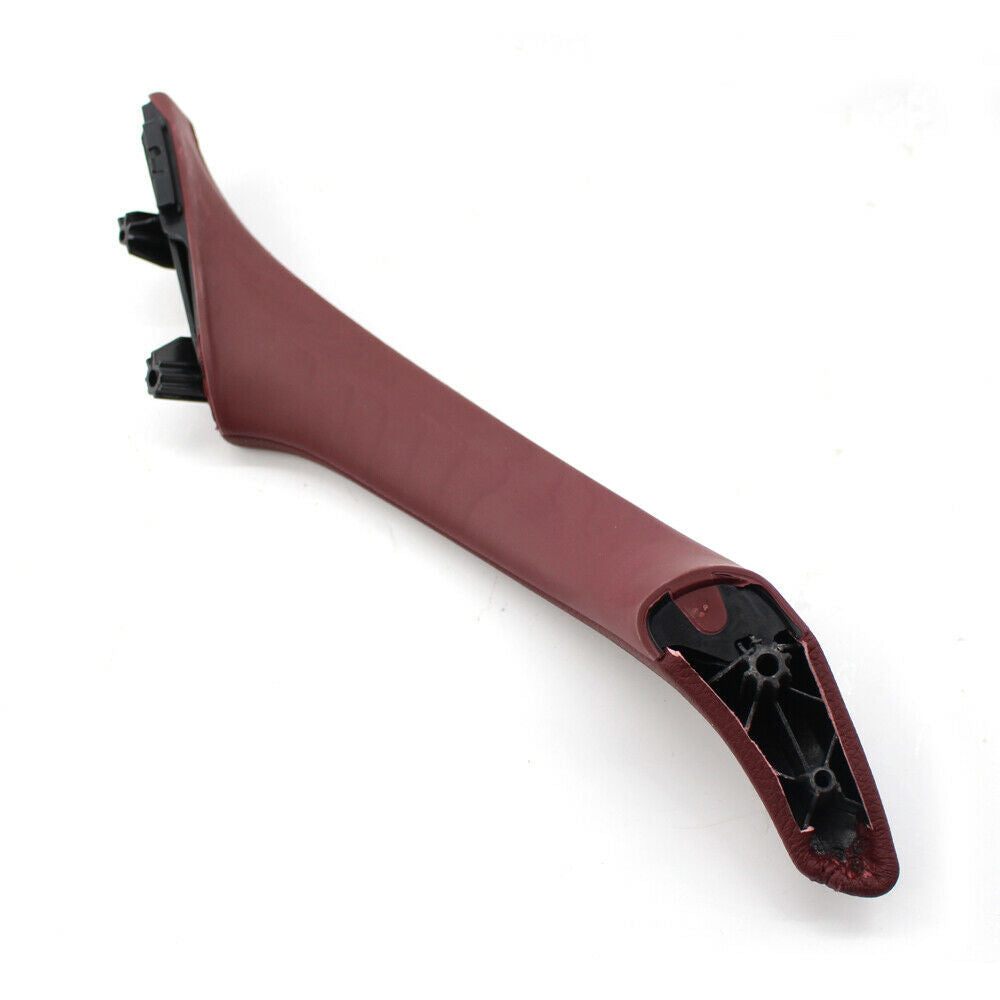 Brown Right+Left Car Inner Door Panel Handle Pull Trim Cover For BMW F10 F11 F18