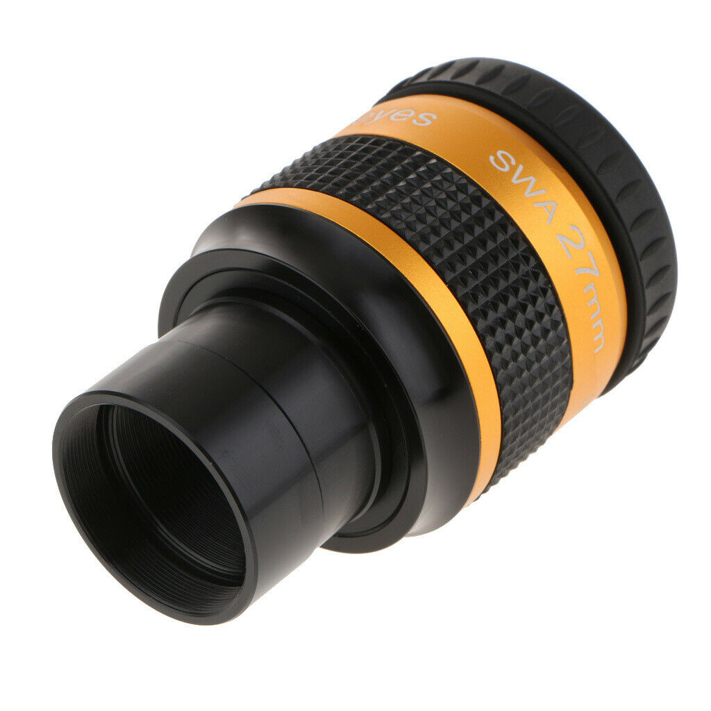 Lovoski 1.25"31.7mm SWA 70-Deg 27mm Super Wide Angle Eyepiece for Telescope
