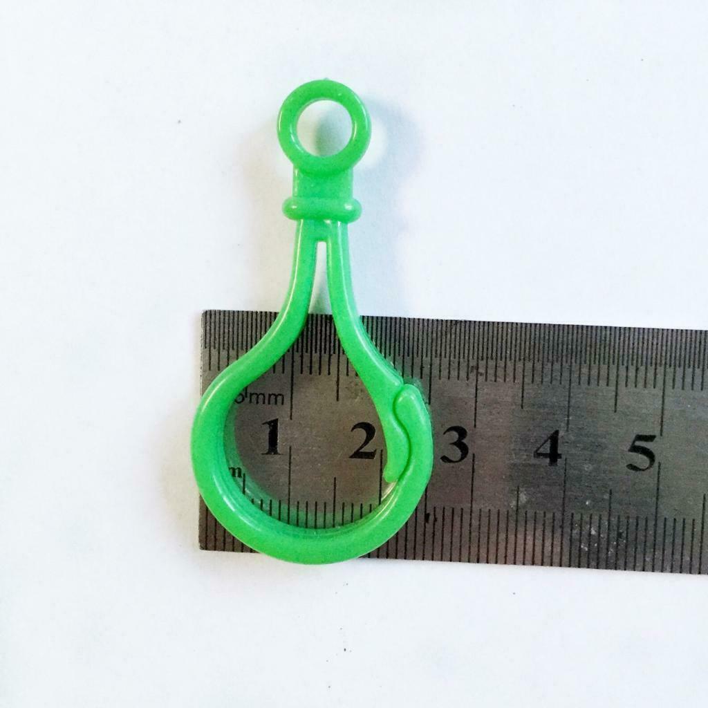 10pcs Multicolor Plastic Lobster Clasps Clips for Jewelry Making 5cm