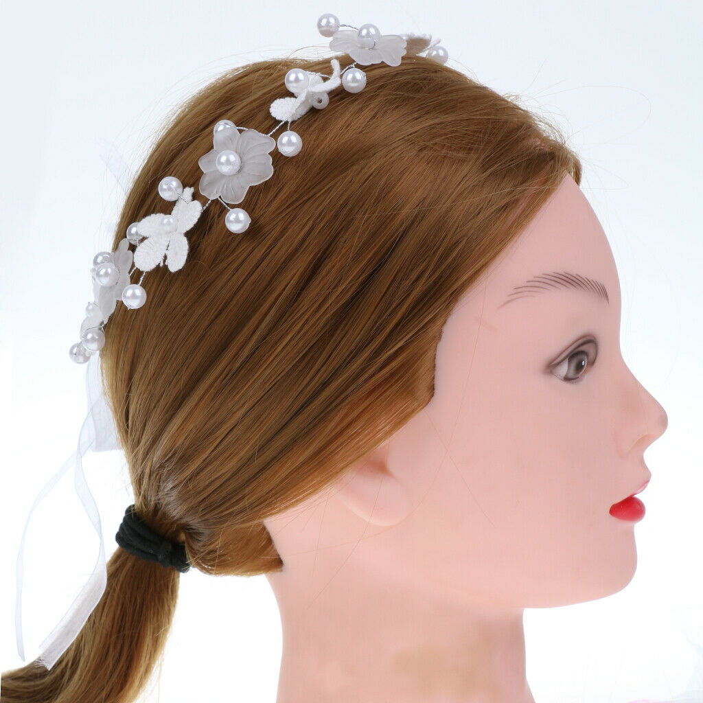 Glamorous Bridal Headpiece Bridesmaid Headpices with Crystal and Ribbon