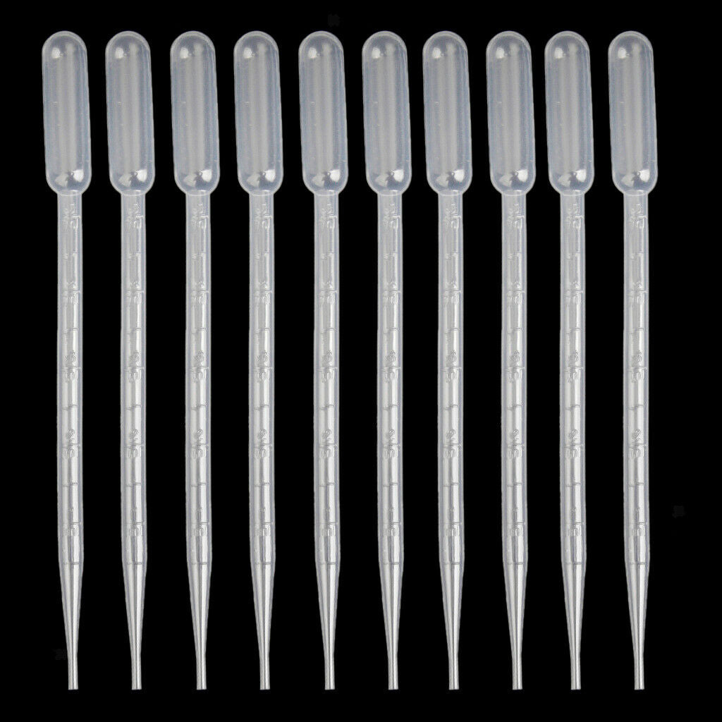 50pcs 5ml Transfer Graduated Pipettes Graduated 1ml Plastic Dropper