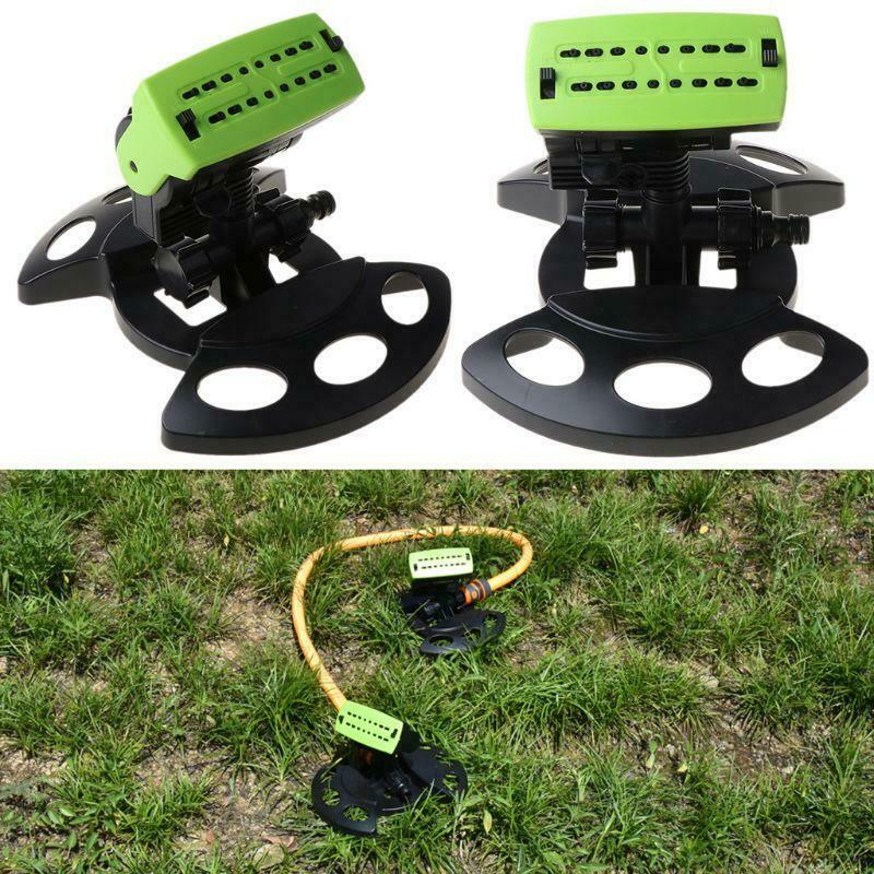 16 Holes Water Spray Automatic Sprinkler Nozzle Oscillating Watering Garden Lawn