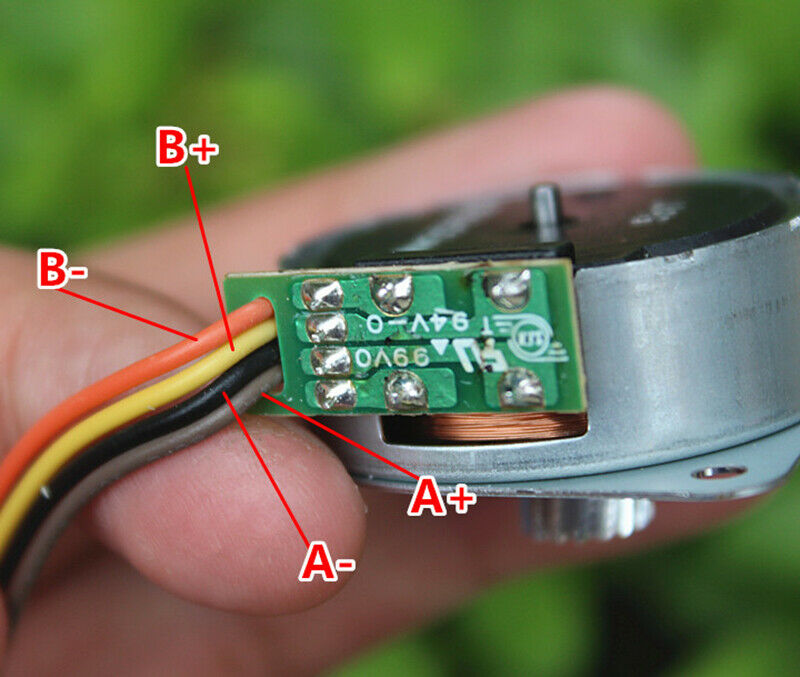 35 stepper motor 2 phase 4 wire step angle 7.5°DIY creation Metal 15 teeth 8.6mm