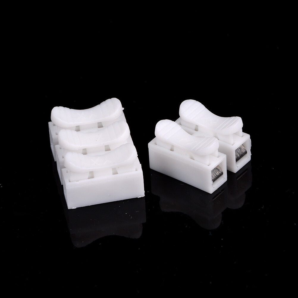 10X Electrical Cable Connectors Quick Splice Lock Wire Terminals Self Lock.l8