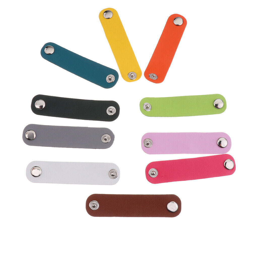 20pcs Fashion Leather Strip Scarf Buckle Clip Clasp Fasteners Proms Brooch