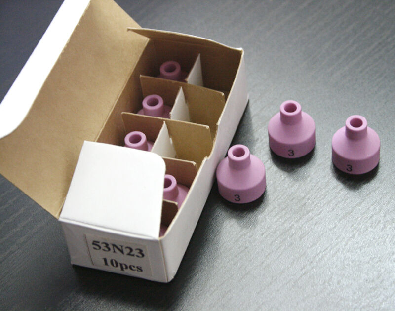 10pcs 53N23 3# WP-24 TIG welding torch Alumina ceramic cup [M1]