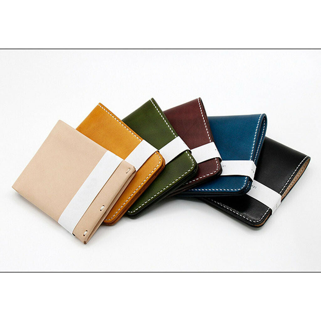 Leather Hand Craft DIY Tool Folding Wallet Making Cutting Template Stencil