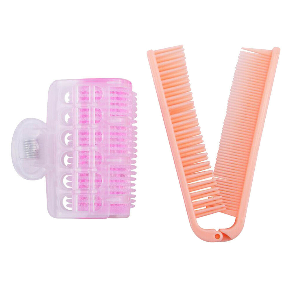 Fashion Straightening Styling Comb Hair Clip Roller Hairdressing Tool,Kit of
