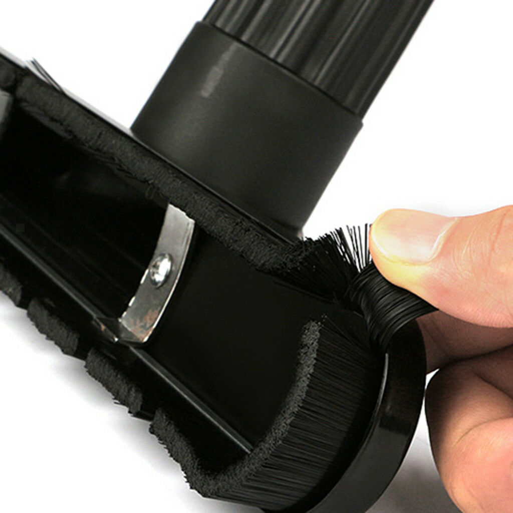 Vacuum Cleaner Attachment Round Dust Brush Bristle Brush Head 38mm Black