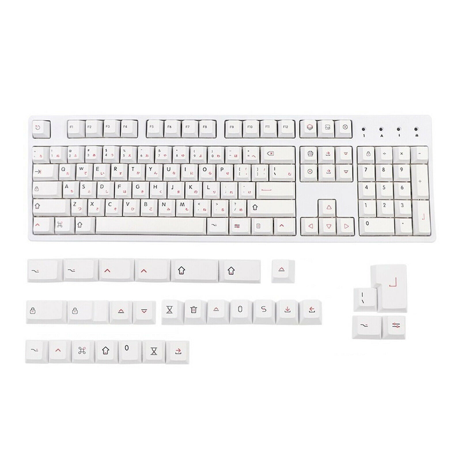 135 Keys PBT Japanese Keycap Theme for 61/64/68/72/87/98/104/108 Keyboard