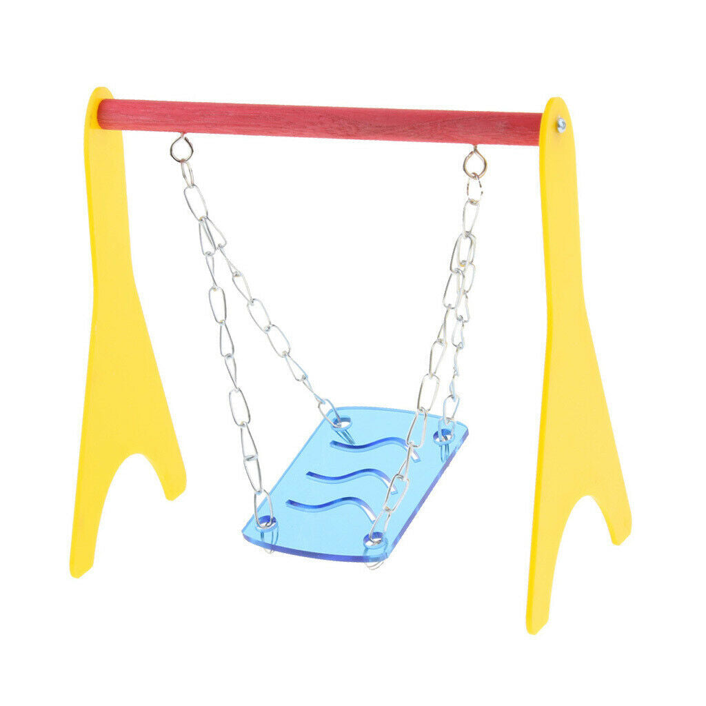 Table Top Hanging Swing for Pet Hamster Mouse Gerbil Rat Parrot Bird Cage Play