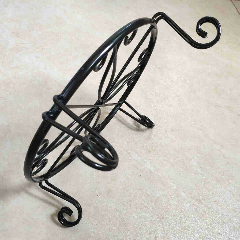 2pcs Metal Plant Stand Indoor Outdoor Flower Pot Supports Rack for Patio